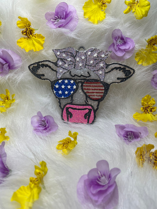 Patriotic Cow (Butt Naked)