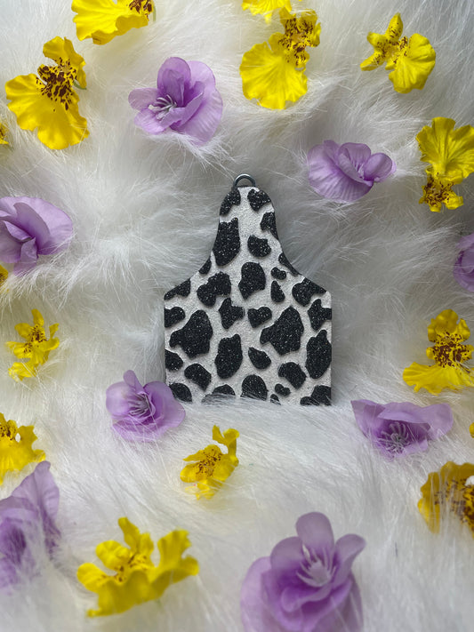 Cow Print Ear Tag